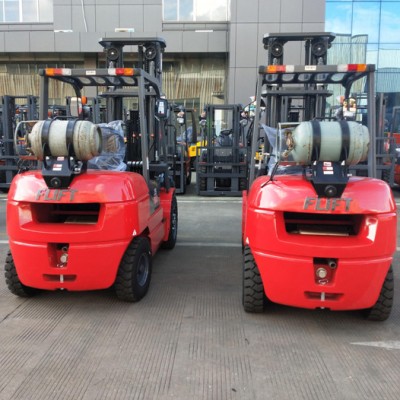 Hot sale FLIFT Brand 3ton LPG Forklift Truck with Nissan K25 engine and fork positioner