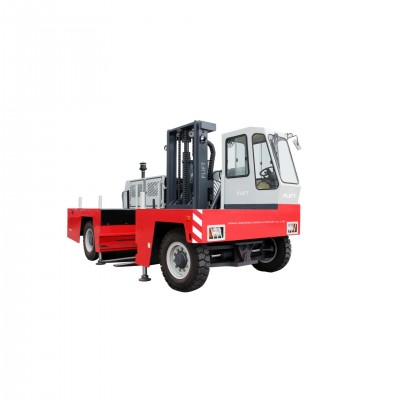 FLIFT 6 ton diesel engine side loader forklift truck with cab and 3.6m lifting height