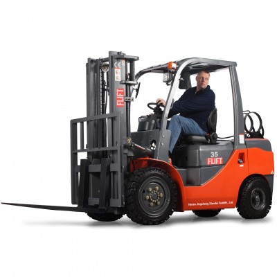 Best Sell Wide Used 3.5t ton LPG Forklift with Nissan Engine