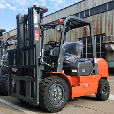 3.5ton 3.8ton orange color forklift with chinese engine