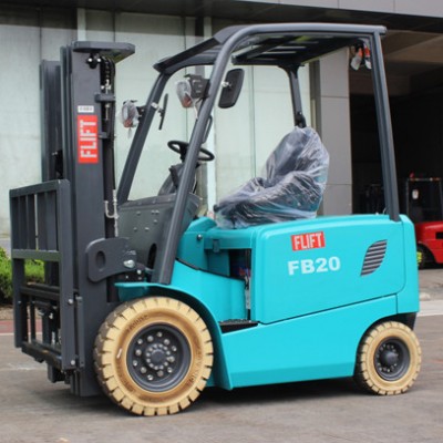 FLIFT Brand 2.5ton electric forklift wit 3-stage 4.8 meter mast and side shifter