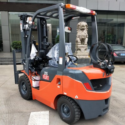 Dual Fuel 1.5ton 2ton 2.5ton 3ton 3.5ton Gas/Gasoline Petrol LPG Forklift with Japanese Nissan engine and side shifter